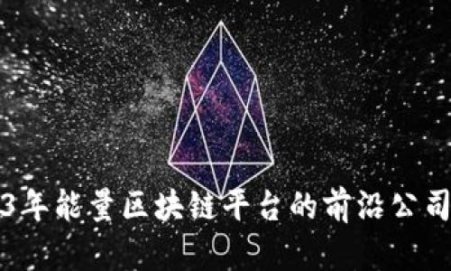 2023年能量区块链平台的前沿公司分析