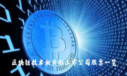 区块链技术相关的上市公司股票一览